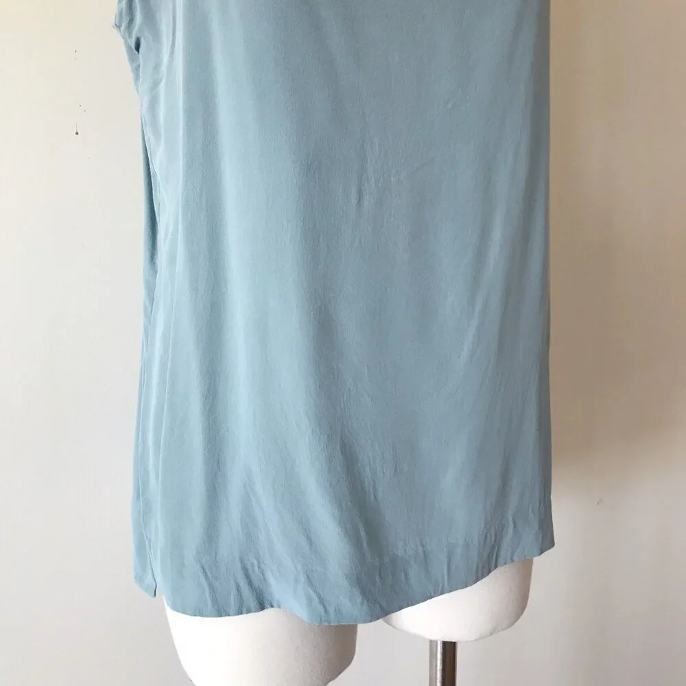 Everlane silk camisole silk shirt silk blouse silk top mint green - Picture 4 of 7